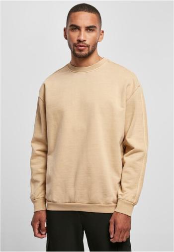 Urban Classics Heavy Terry Garment Dye Crew unionbeige - S