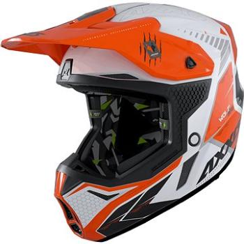Axxis Wolf ABS Star Track a4, motokrosová helma lesklá fluórová oranžová (MOTO32179nad)