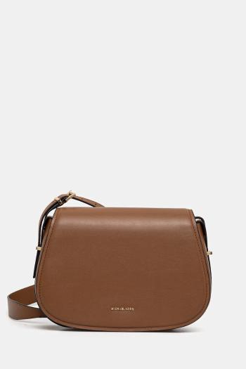 Kožená kabelka MICHAEL Michael Kors hnedá farba, 30R5GL0M2L