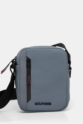 Malá taška Tommy Hilfiger šedá farba, AM0AM13312