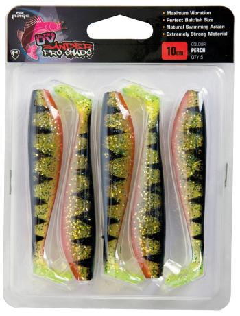 Fox rage gumová nástraha zander pro ultra uv perch-7,5 cm 5 kusov