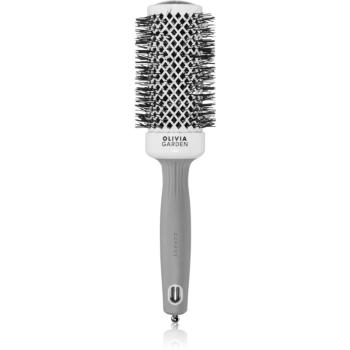 Olivia Garden Expert Shine Wavy Bristles White&Grey kefa na vlasy průměr 45 mm 1 ks