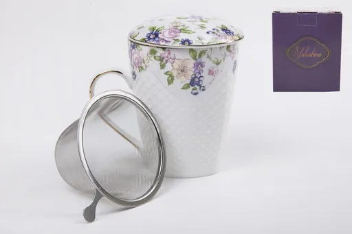 VERONI - Hrnček s čajítkom VALENTINA 450ml