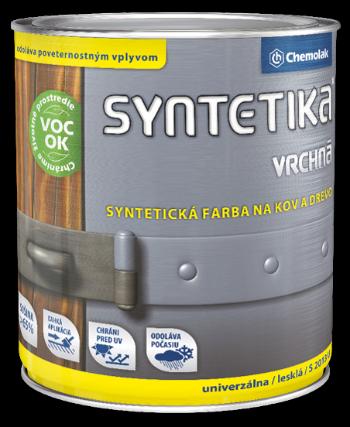 SYNTETIKA S 2013 U - Vrchná syntetická farba na kov a drevo 0,6 L 1010 - šedá pastelová