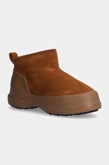 Semišové snehule Moon Boot MB LUNA LOW BOOT SUEDE hnedá farba, 80D2480040 M008