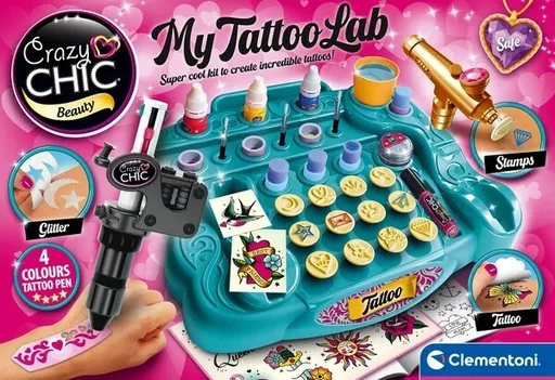 Clementoni Crazy CHIC - Veľké tetovacie štúdio