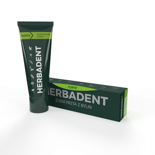 HERBADENT Forte Bylinná zubná pasta s fluoridmi 100 g