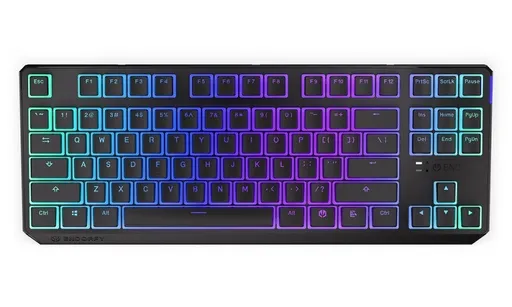 Endorfy herná klávesnica Thock TKL Wireless Red Pudding/USB/ Kailh Red/ čierna / bezdrôtová / US layout