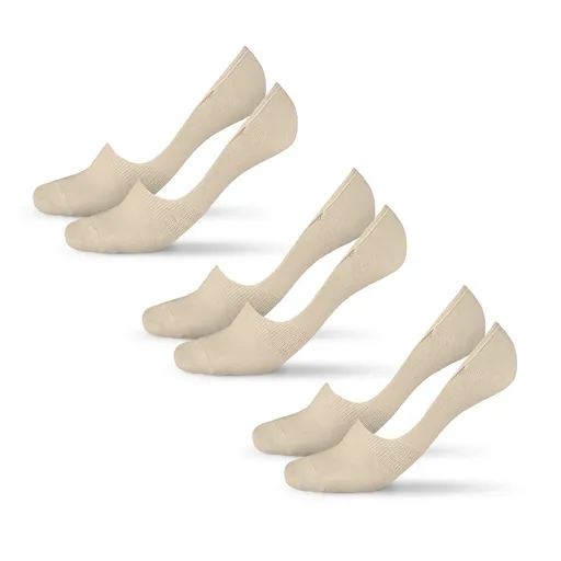 Bontis Sada 3 ks: Ponožky INVISO - Béžová | 39-42