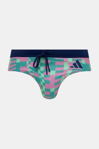 Plavky adidas Performance x Tom Daley zelená farba, JV7219
