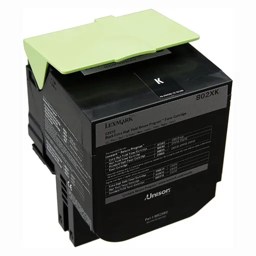 LEXMARK 80C2XK0 - originálny toner, čierny, 8000 strán