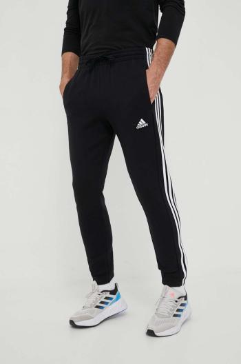 Bavlnené tepláky adidas čierna farba, s nášivkou,  IC0050