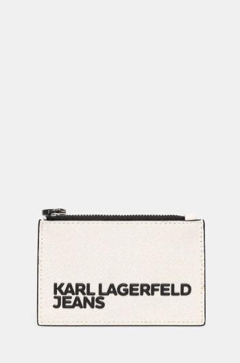 Puzdro na karty Karl Lagerfeld Jeans biela farba, 246J3056