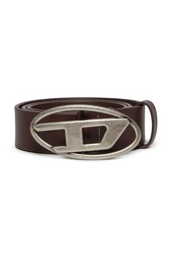 Detský kožený opasok Diesel B1DR BELTS čierna farba, J01226