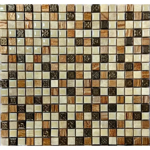Mozaika Premium Mosaic mix barev 30x30 cm lesk MOSMSK19