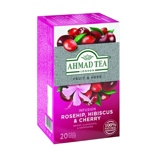 AHMAD TEA Šípka a čerešňa 20x 2 g