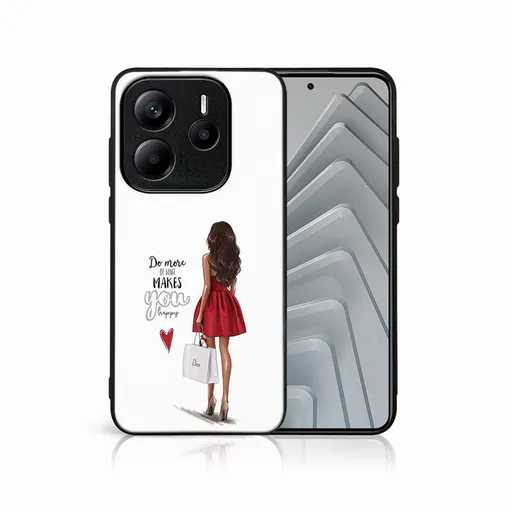 MY ART Ochranný kryt pre Xiaomi Redmi Note 14S RED DRESS (137)