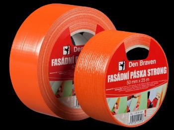 DEN BRAVEN - Fasádna páska STRONG oranžová 48 mm x 20 m