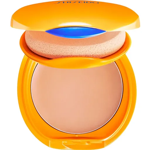 Shiseido Expert Sun Protector Tanning Compact Foundation SPF10 vodeodolný kompaktný make-up plniteľný odtieň Natural 12 g