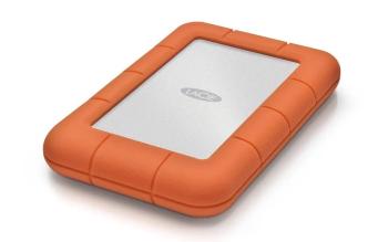 LACIE RUGGED Secure 2TB 2.5-inch USB-C USB3.1 Drop zmrzliny a dážď resistant pre všetky územie používania oranžovej
