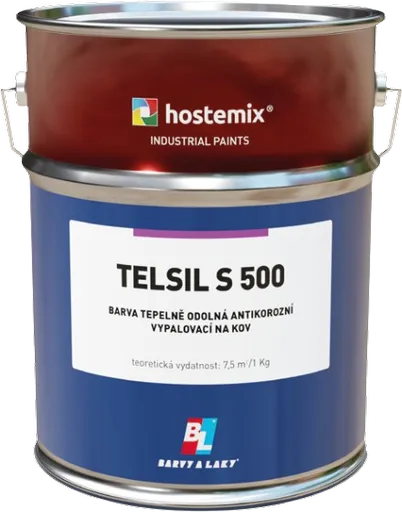 BARVY A LAKY TELURIA TELSIL S500 - silikónová vypaľovacia farba strieborná 8 kg