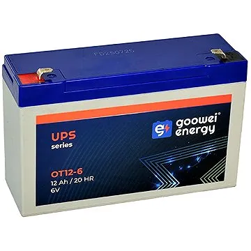 GOOWEI ENERGY Bezúdržbový olovený akumulátor OT12-6, 6 V, 12 Ah