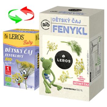 LEROS DETSKÝ ČAJ BIO FENIKEL 20x1,5g (30g)