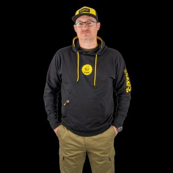 Black cat mikina black hoody - l
