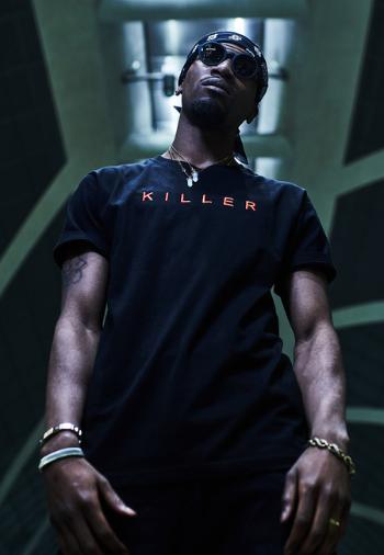 Mr. Tee KILLER Tee black - L