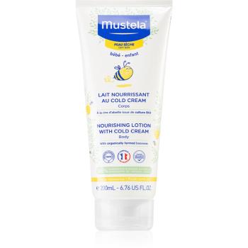 Mustela Bébé Soin telové mlieko s obsahom cold cream 200 ml