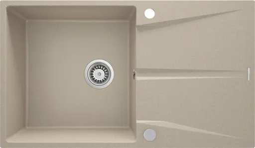 DEANTE DEANTE - Corio pieskový Granitový drez, 1-miska s odkvapkávačom ZRC_711A