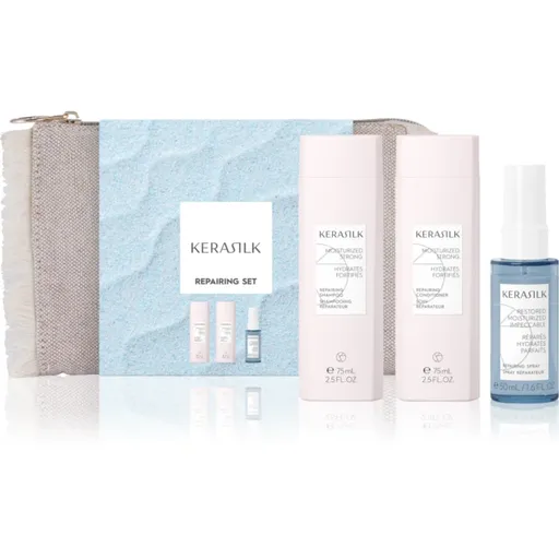 KERASILK Essentials Repairing Set cestovná sada pre suché a poškodené vlasy