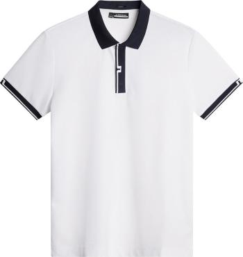 J.Lindeberg Bay Slim White M Polo košeľa