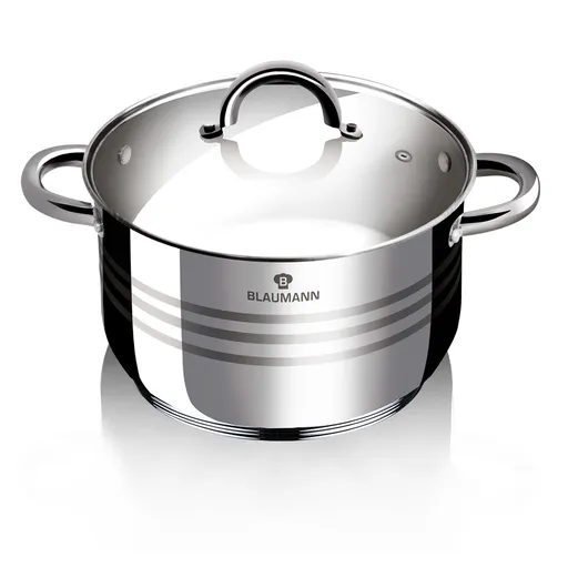 BLAUMANN - Randlík nerez a pokrievka sklo 26cm