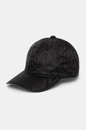 Bavlnená šiltovka Armani Exchange čierna farba, vzorovaná, XW000311 AF10852