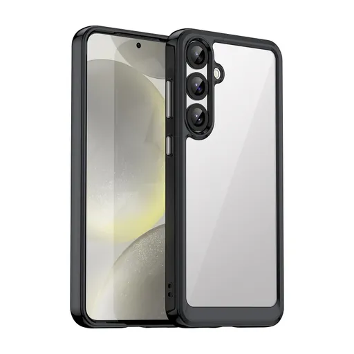 CRYSTAL Ochranný kryt pre Samsung Galaxy S25+ 5G čierny