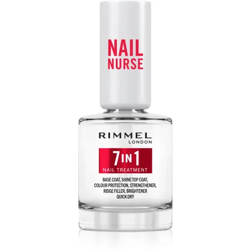 Rimmel Nail Nurse 7-in-1 podkladový a vrchný lak na nechty 7 v 1 12 ml