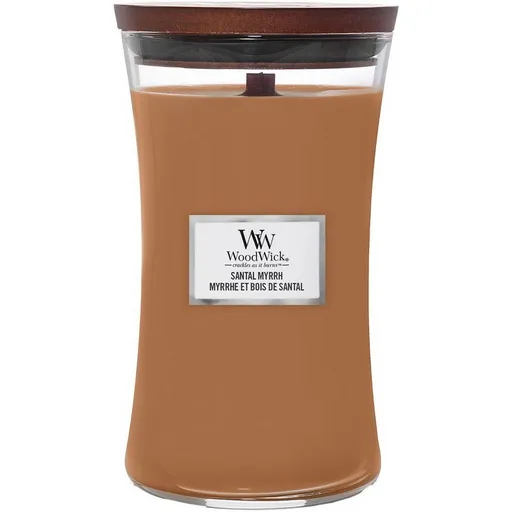 WoodWick Vonná sviečka váza veľká Santal Myrrh, 609 g