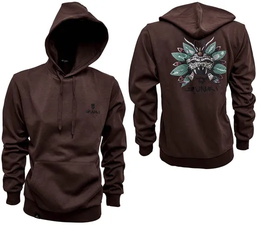 Gunki mikina chief brown hoody - m