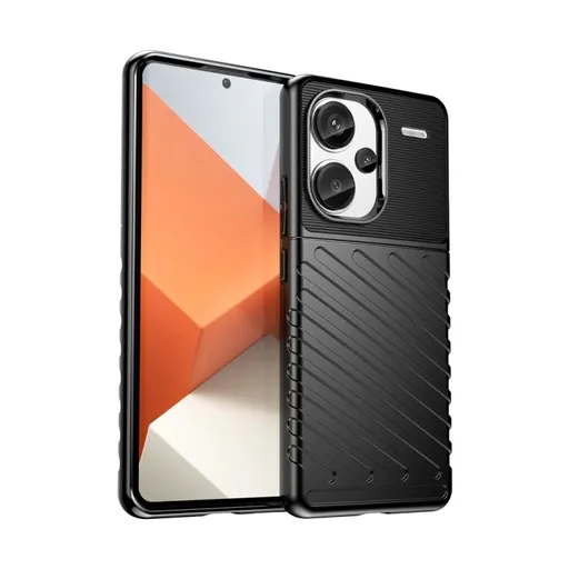 THUNDER Ochranný obal Xiaomi Redmi Note 13 Pro+ 5G čierny