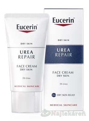 Eucerin UreaRepair 5% denný pleťový krém na suchú pleť 50 ml