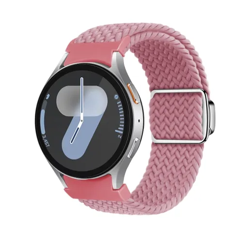 BRAIDED Nylonový remienok pre Samsung Galaxy Watch 7 (40 / 44 mm) PINK