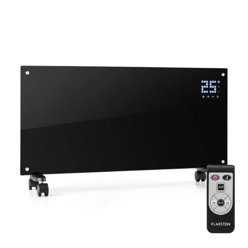 Klarstein Bornholm, konvektor, 2000 W, LED displej, 2 stupne ohrevu, čierny