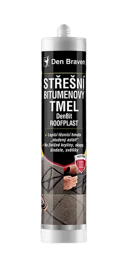 DENBIT ROOFPLAST - Strešný bitúmenový tmel cierna 310 ml