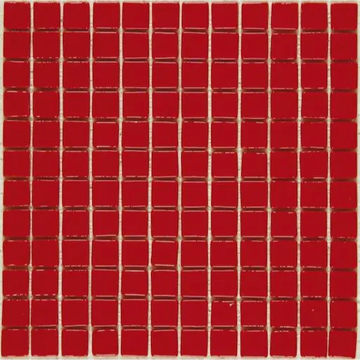 Sklenená mozaika Mosavit Monocolores rojo 30x30 cm lesk MC902