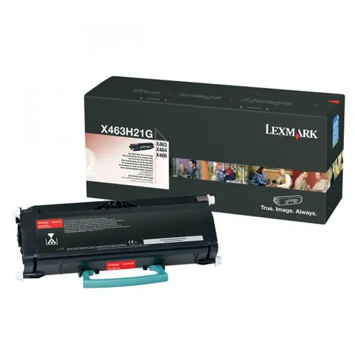 LEXMARK X463H21G - originálny toner, čierny, 9000 strán