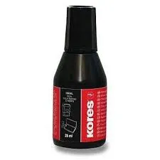 Farba pečiatková Kores čierna 28ml