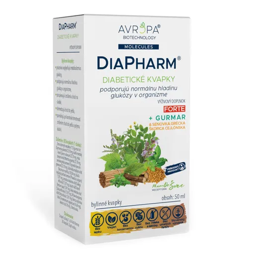 Avropa DiaPharm bylinné kvapky 50 ml