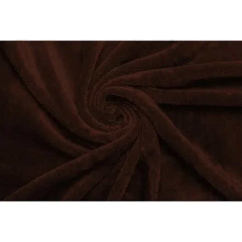 Jahu Prestieradlo Mikroplyš tm. hnedá, 90 x 200 cm