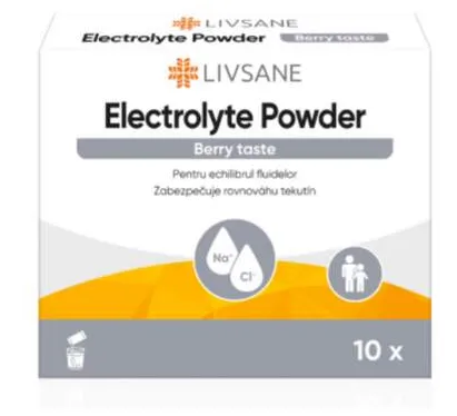LIVSANE Elektrolytový prášok 54 g